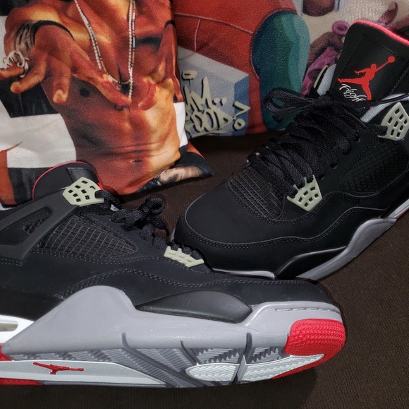 Air jordan 4 Black Cement 4 sz 10.5 DS - Picture 2 of 7